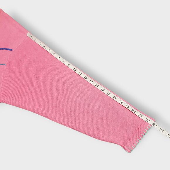 Quacker Factory 3X Button Front Cardigan Summer Beach Pelican Pink Grandmacore - Picture 11 of 15